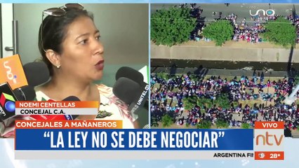 Concejal reitera que la ley no se debe negociar, inicia vigilia permanente contra mañaneros