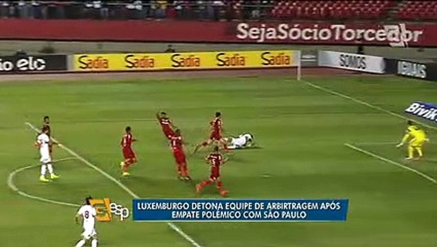 Luxemburgo detona arbitragem e fala dos erros da arbitragem