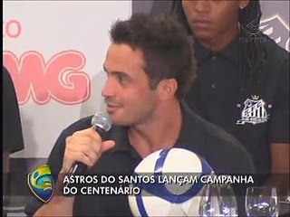 Pelé, Neymar, Falcão e Ganso lançam campanha do Centenário do Santos