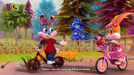Tinkoo Aur Tinki Ki Cycle Race _ Tinkoo New Episode Funny New Urdu Cartoon Series