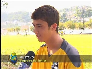 No final de ano, meninos do Santos se preparam para a Copinha