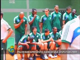 Palmeiras apresenta time que disputará NBB