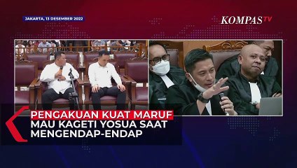 Pengakuan Kuat Maruf Mau Kageti Yosua Saat Mengendap-endap di Tangga