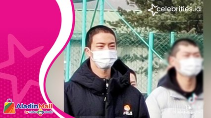 Jin BTS Resmi Jalani Wajib Militer, Intip Penampilannya dengan Rambut Baru