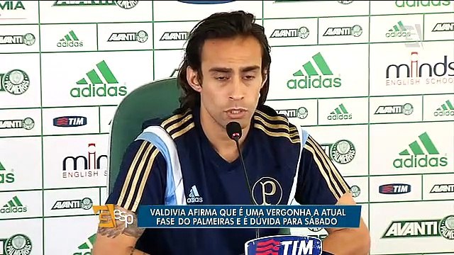 Segundo Valdivia, a situação do Palmeiras é vergonhosa e últimas rodadas são “Copa do Mundo”