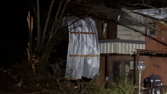 People missing and dozens of homes damaged after tornado in Louisiana