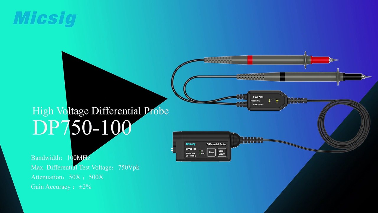 Micsig High Voltage Differential Probe DP750