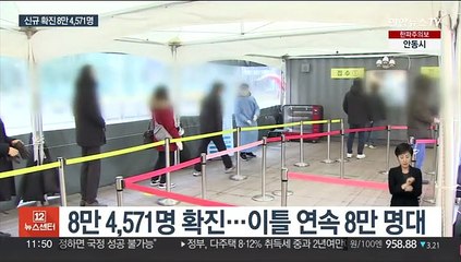 또 8만명대 확진…"23일 마스크 해제 기준 설명"
