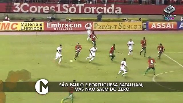Assista aos melhores momentos de São Paulo e Portuguesa