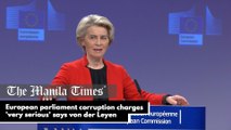 European parliament corruption charges 'very serious' says von der Leyen