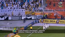Em noite inspirada, Santos vence Bahia por 3 a 0 pelo Brasileirão