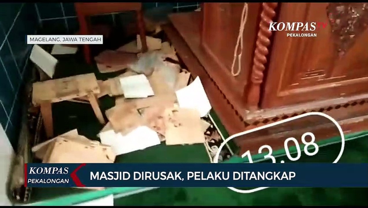 Masjid Dirusak, Pelaku Ditangkap