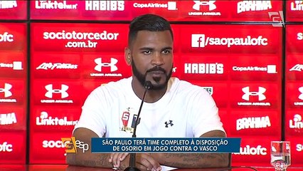 São Paulo terá time completo à disposição de Osório em jogo contra o Vasco