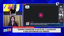Exministro Vargas: Pedro Castillo tendría acceso a un celular en la Diroes y dirigiría las protestas