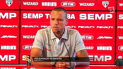 Após eliminação, Luís Fabiano rebate provocação de Jadson