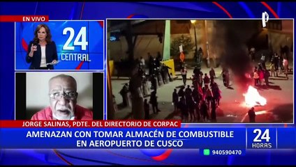 Amenazan con tomar almacén de combustible en aeropuerto de Cusco, según Corpac