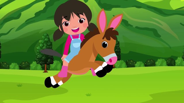 Lakdi Ki Kathi Kathi Pe Ghoda | Hindi Nursery Rhyme | Funny Kids Song