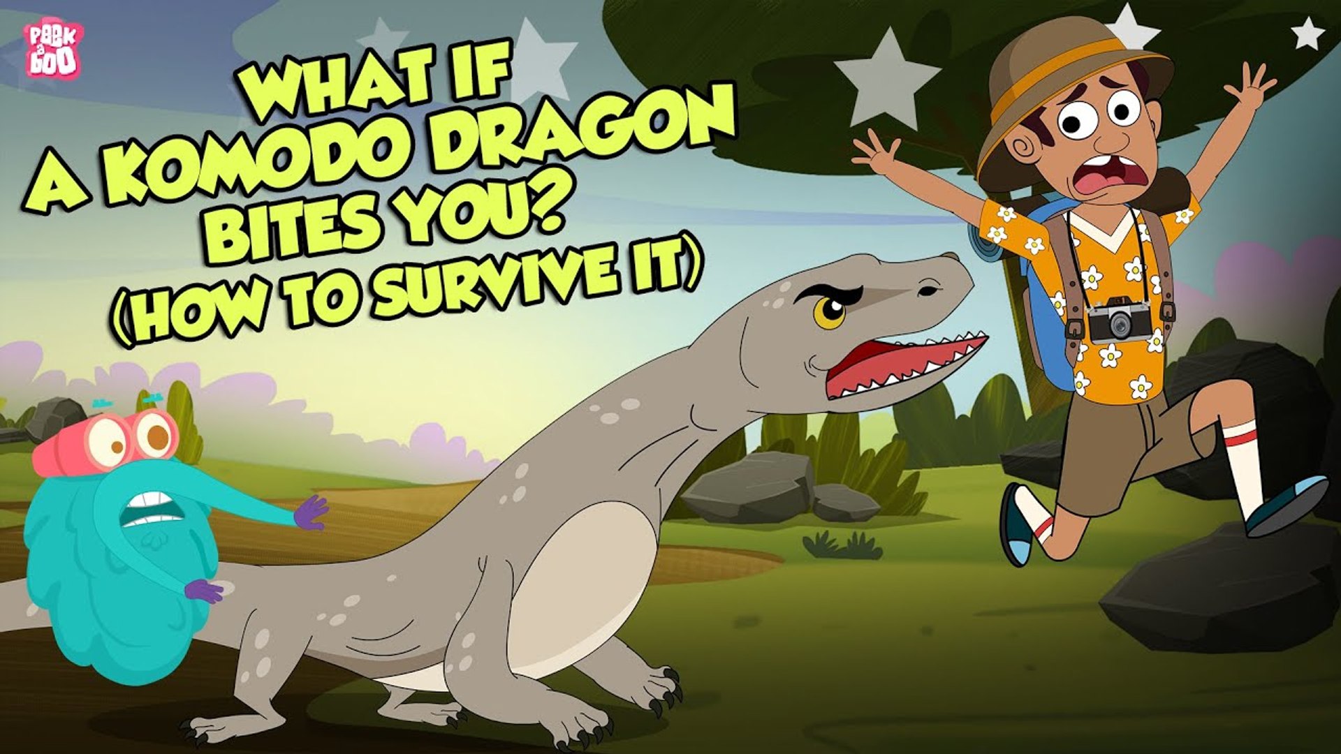 What If A Komodo Dragon Bites You? | Komodo Venom Effects | The Dr Binocs  Show | Peekaboo Kidz - video Dailymotion
