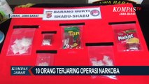 10 Orang Terjaring Operasi Narkoba