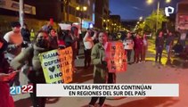 Continúan movilizaciones, caos y violencia en varias regiones del país