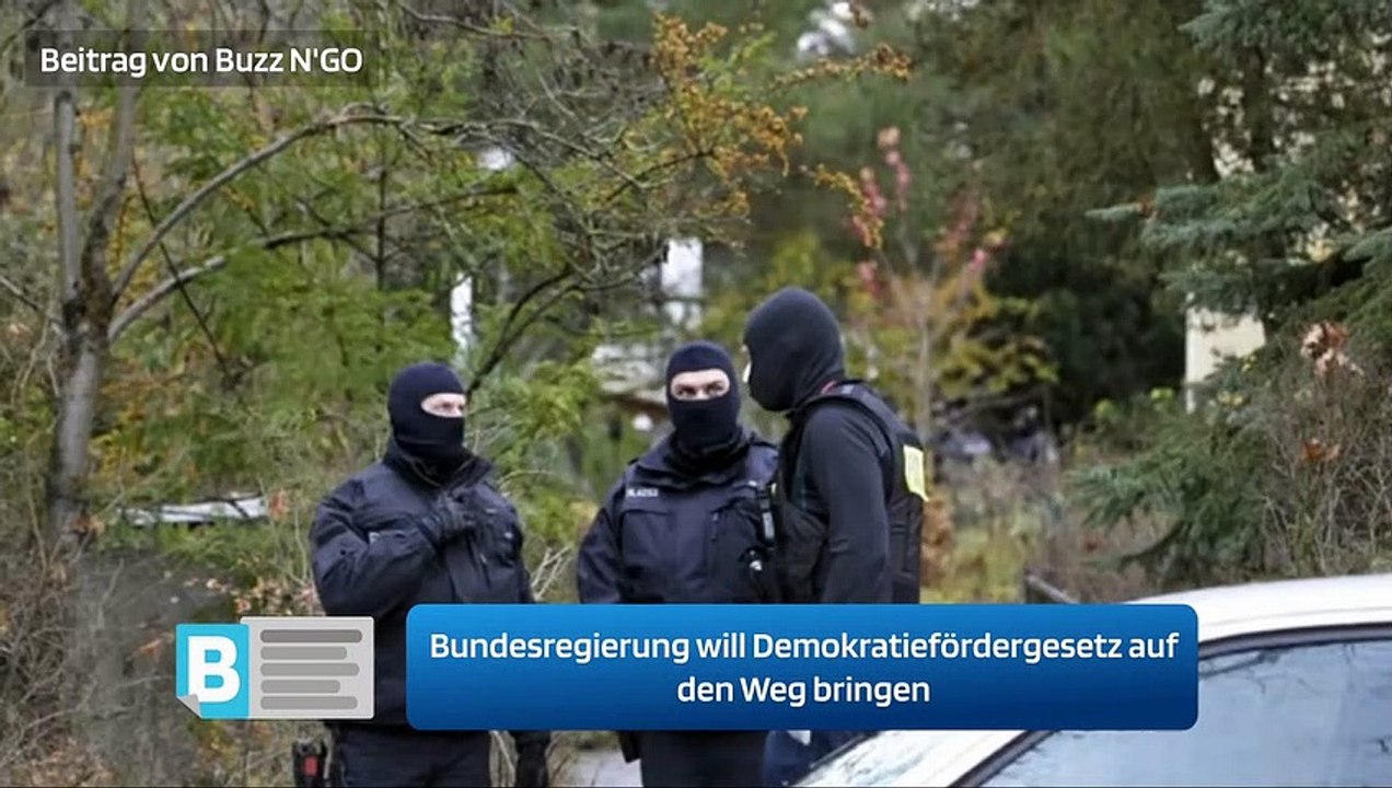 Bundesregierung will Demokratiefördergesetz auf den Weg bringen