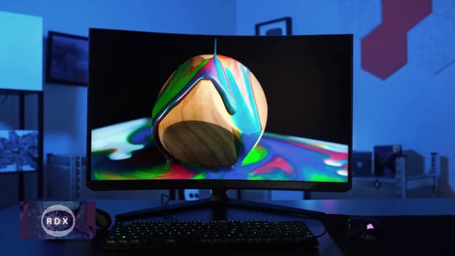 SAMSUNG 32 Odyssey Neo G8 4K UHD 240Hz 1ms G-Sync 1000R Curved Gaming Monitor | RDX Creations.