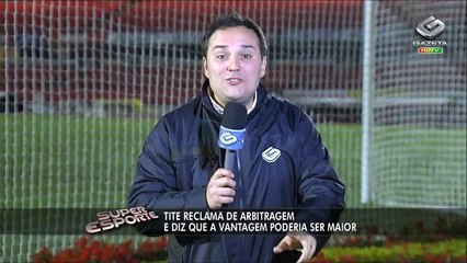 Tite critica arbitragem e diz que vantagem poderia ser maior