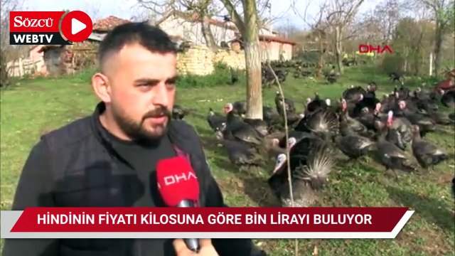 Yılbaşı öncesi hindinin fiyatı, kilosuna göre bin lirayı buluyor