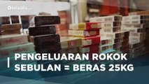Rokok Jadi Pengeluaran Rumah Tangga Terbesar Kedua di Indonesia
