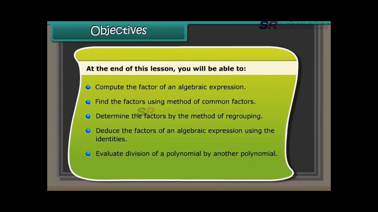 Class 8 Maths Factorization