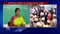 YS Sharmila Serious On Police And CM KCR Over Curfew Around Lotus Pond _  V6 News