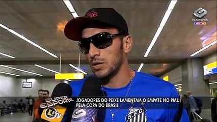 Santos desembarca após empate no Piauí