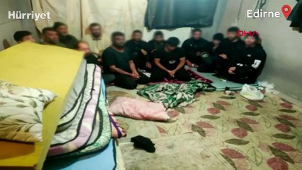 91 kaçak göçmen yakalandı! Operasyon anı kamerada