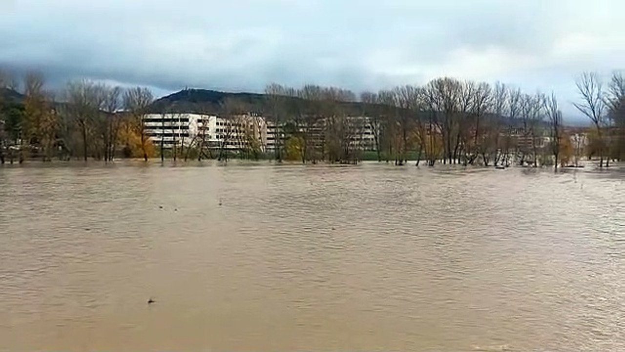 Espectacular crecida del río Júcar