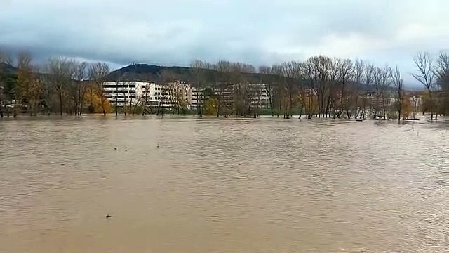 Espectacular crecida del río Júcar