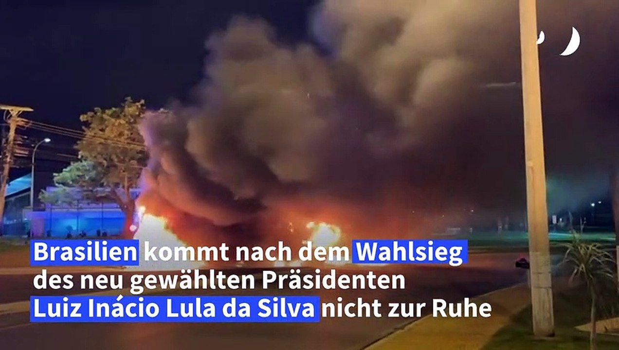 Lula wirft Bolsonaro Anstachelung von gewaltsamen Protesten vor