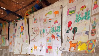Artwork by salt community kids, Rann of Kutch