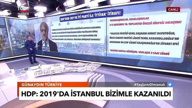 HDP'den CHP ve İYİ Parti ile İttifak İtirafı: 2019'da Bizim Desteğimizle Kazandınız - Cem Küçük