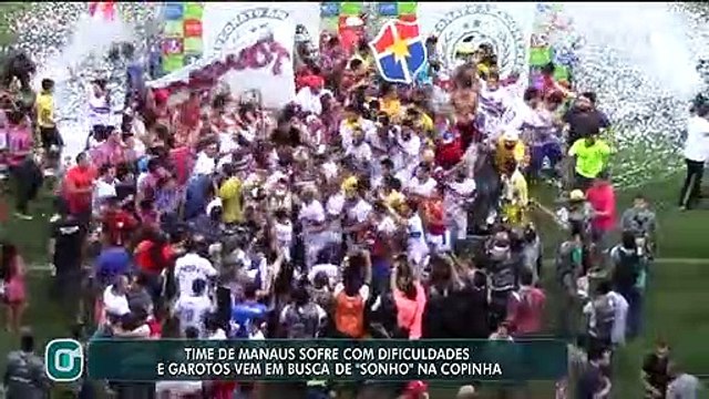 Fast Club de Manaus disputa Copinha com muitas dificuldades mas mantém sonho vivo