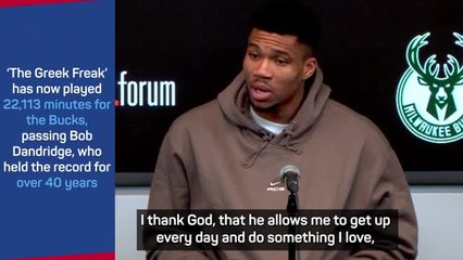 Giannis honoured to make Bucks history