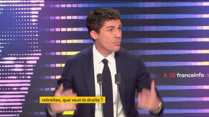 Retraites : pour le LR Aurélien Pradié, "la semaine de 38h en 4 jours" fait partie des solutions pour financer notre système