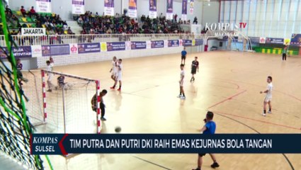 Tim Putra dan Putri DKI Raih Emas Kejurnas Bola Tangan