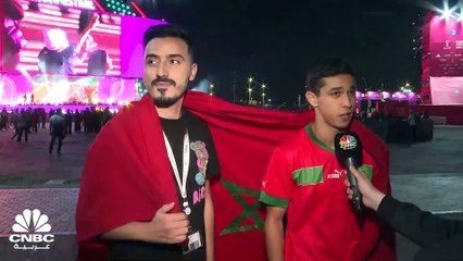 جماهير المغرب في الدوحة بمعنويات عالية قبل مواجهة فرنسا