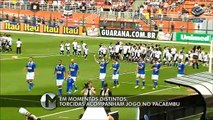 Em momentos diferentes, torcidas acompanham Corinthians e Cruzeiro