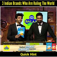 दुनिया के 3 सबसे लोकप्रिय भारतीय ब्रांड | Most Popular Indian Brands In The World (Part-19) | quick hint