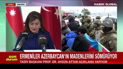 TADİV Başkanı Prof. Dr. Aygün Attar: Türkiye STK'ları olarak Azerbaycan STK'ları ile birlikteyiz