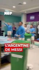 la Joie des Argentins après leur qualification en Finale de Coupe du Monde
