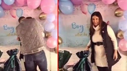 Bu cinsiyet öğrenme partisi akıllara durgunluk verdi! Babaya büyük bir tepki var