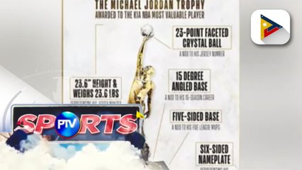 NBA, ipinangalan ang MVP trophy kay Michael Jordan