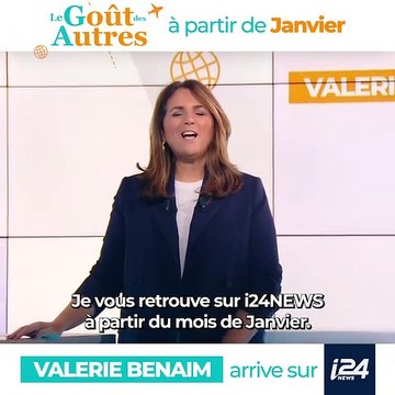 La chroniqueuse de TPMP Valérie Benaïm débarque sur la chaîne d'information internationale i24NEWS - Elle animera une émission mensuelle de société - VIDEO